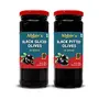 Abbie's Black Sliced Olives (450 g) + Black Pitted Olives (450 g) Pack of 1 Each Product of Spain for Authentic Taste in Cooking Snacking Pizzas toppings or Italian Pastas Ingredient