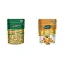 Happilo Dried Seedless Green Raisins Value Pack Pouch 500 gm & Premium 100% Natural Californian Inshell Walnut Kernels Value Pack PouchRaw 500g
