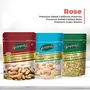 Happilo Dry Fruit Celebrations Gift Box Rose 550g (Salted California Almonds 150 Premium Raisins 250g & Salted Premium Cashews 150g ), 2 image
