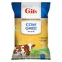 Gits Pure Cow Ghee 1L Pouch with Free Container, 2 image