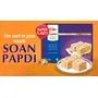 Gits Soan Papdi Ready to Eat Indian Dessert Pure Veg Preservative Free 1000g (Pack of 2 500g Each), 2 image