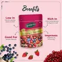 Happilo Premium Dried Super Mix Berries 200gm | Tasty & Healthy Berries | Rich in Antioxidant | Contains Dried Strawberries Cranberries Cherry & Raisins Mix | Real Dried Berries, 6 image