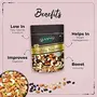 Happilo Premium International Healthy Nutmix 200g | Mixed Dry Fruit & Healthy Snack | Nutritious| Snack Pack with high Protein & Calcium | Contains Kaju Badam Kismis Munakka & more, 6 image