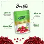 Happilo Premium Californian Dried and Sweet Sliced Cranberries 200g | 100% Real dried fruit | High Antioxidants Dietary Fiber | Healthy Sweet Treats, 5 image