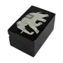 Silkrute Handcrafted Rectangular Black Marble Box With Inlay Work, 4 image