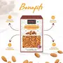 Nutraj 100% Natural Premium Whole Daily Almond 1kg (500gx2) Raw | Nutritious & Delicious California Badam Rich in Vitamin E & Manganese Dry Fruit, 3 image