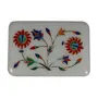 Silkrute Handcrafted Rectangular Marble Box With Inlay Work On Top, 5 image