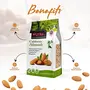 Nutraj 100% Natural Premium Raw California Almonds 1 Kg Pack Dried Nutritious & Delicious California Badam Rich in Vitamin E & Manganese Dry Fruit, 3 image