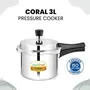 Greenchef Coral 3 Litre Pressure Cooker (Aluminium), 6 image
