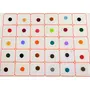 India Crafts 720 X Count Bindi dots Multi size multicolor Bindi Round Bindi Polka dots daily use bindi stickers (Black), 5 image