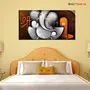wallmantra Big Panoramic Shri Ganesha with Shivling Wall Painting/Canvas Print Wall Hanging/Home Decor for Living Room Bedroom Office Decoration Size 122 cm W x 61 cm H (with Foladble Wood Frame), 3 image