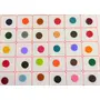 India Crafts 720 X Count Bindi dots Multi size multicolor Bindi Round Bindi Polka dots daily use bindi stickers (Black), 4 image