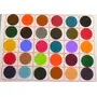 India Crafts 720 X Count Bindi dots Multi size multicolor Bindi Round Bindi Polka dots daily use bindi stickers (Black), 2 image