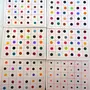 India Crafts 720 X Count Bindi dots Multi size multicolor Bindi Round Bindi Polka dots daily use bindi stickers (Black), 6 image