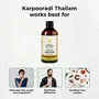 Kerala Ayurveda Karpooradi Thailam 200ml | Chest Rubbing Oil | Herbal Oil for Cough & Cold | For Easy Breathing | Natural Congestion Relief | With Kapoora Ajmoda and Coconut Oil |, 3 image
