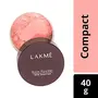 Lakme  Rose Face Powder Warm Pink 40g And Lakme  9 to 5 Impact Eye Liner Black 3.5ml, 3 image