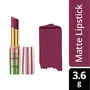 Lakme 9to5 Naturale Matte Lipstick Magenta Minx 3.6 g, 3 image