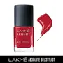 Lakme Absolute Gel Stylist Nail Color Scarlet Red 12 ml, 3 image