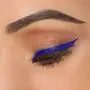 Lakme Insta Liquid Eye Liner Blue Long Lasting Waterproof Liner with Brush for Even Strokes - Smudge Proof Eye Makeup Does Not Fade 9 ml, 4 image