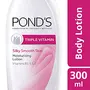 Lakme Rose Face Powder Soft Pink 40g And Pond's Triple Vitamin Moisturising Body Lotion 300ml, 6 image