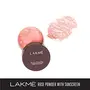 Lakme  Rose Face Powder Warm Pink 40g And Lakme  Perfecting Liquid Foundation Shell 27ml, 2 image