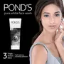 Lakme Insta Eye Liner Black 9ml And Pond's Pure White Anti Pollution With Activated Charcoal Facewash 100g, 7 image
