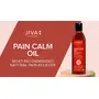 Jiva Pain Calm Oil - 120 ml - Pack of 2 - Blend Of 5 Ayurvedic Oils Quick Absoprtion 100% Natural Ayurvedic Pain Relief Oil for Joint Back Knee Shoulder and Muscular Pain, 2 image