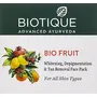 Biotique Fruit Brightening Depigmentation & Tan Removal Face Pack For All Skin Types 75gm, 3 image