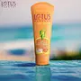 Lotus Herbals Safe Sun 3-In-1 Matte Look Daily Sunblock SPF 40 | 100g And Lotus Herbals Safe Sun UV-Protect Body Lotion For Dry Skin 250 ml, 5 image