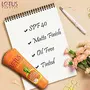 Lotus Herbals Safe Sun 3-In-1 Matte Look Daily Sunblock SPF 40 | 100g And Lotus Herbals Safe Sun UV-Protect Body Lotion For Dry Skin 250 ml, 4 image