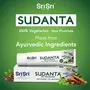 Sri Sri Tattva Sudanta Herbal Gel Toothpaste - All Natural SLS Free Fluoride Free Tooth Paste with Charcoal Salt & More - 100g (Pack of 1) for Kids and Adults, 3 image