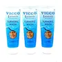 Vicco Turmeric Face Wash-70g(Pack of 3), 2 image