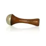 Ohria Ayurveda Kansa Face and Head Massage Wand - Bronze Wand With Wooden Handle For Detoxification Deep Relaxation Face Massager and Acupressure for Fine Lines Reduction Softer & Plumper Glowing Skin, 4 image
