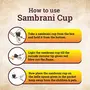 Zed Black Manthan Sambrani Cup with Ladle - Long Lasting Pleasing Aroma Cups for Everyday Use - Pack of 2 | Yellow, 3 image