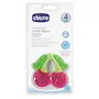 Chicco Fresh Relax Teether for Baby Soft Silicone and Easy Grip Handle Refreshes and Soothes Gums During Teething BPA Free 4m+ (Cherry), 2 image