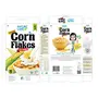 Natureland Organics Corn Flakes 200 Gm - Organic Healthy Flakes, 2 image