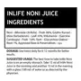 INLIFE Noni Gold Fruit Juice Concentrate plus Garcinia & Aloe Vera Liquid Drink 1 Litre Family Pack, 2 image