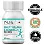 INLIFE Multivitamins & Minerals Amino Acids Antioxidants with Ginseng Extract for Men Daily Formula Vitamins Supplement - 60 Capsules (Pack of 1), 4 image