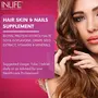INLIFE Biotin Supplement for Hair Growth Hair Skin Nails Vitamins for Women Men with Protein Hydrolysate Soya Isoflavone & Grape Seed Extract Supports Hair Fall & Healthier Skin - 60 Tablets, 4 image