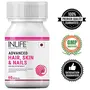 Inlife Biotin Advanced Hair Skin & Nails Supplement with Multivitamin Minerals Amino Acids for Hair Care 60 Capsules (Pack of 2), 4 image