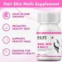 INLIFE Biotin Supplement for Hair Growth Hair Skin Nails Vitamins for Women Men with Protein Hydrolysate Soya Isoflavone & Grape Seed Extract Supports Hair Fall & Healthier Skin - 60 Tablets, 3 image