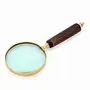 Little India Functional Brass Antique Magnifying Glass (Gold 350), 2 image