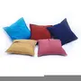 Little India Mirror Embroidery Hand Work Cotton 5 Piece Cushion Cover Set - Multicolor (DLI3CUS438), 2 image