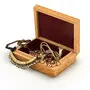 Little India Precious Gemstone Painting Jewellery Box Gift (123 Brown), 2 image