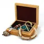 Little India Ethnic Gemstone Painted Wooden Hot Jewelry Box (12.7 cm x 17.78 cmHCF355), 2 image