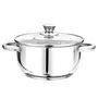 Pristine Stainless Steel Tri Ply Sandwich Base Casserole for Induction 2.25L (Silver), 3 image