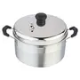 PRISTINE Stainless Steel Induction Base Idli Cooker 21 cm 3 Plates, 2 image