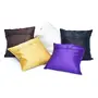 Little India Hand Embroidery Brocade Work Silk 5 Piece Cushion Cover Set - Multicolor (DLI3CUS403), 2 image
