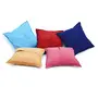 Little India Zari Hand Embroidery Work Cotton 5 Piece Cushion Cover - Multicolor (DLI3CUS441), 2 image