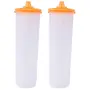 Nayasa Plastic Oil Dispenser 1000ml Set of 2 Orange, 4 image